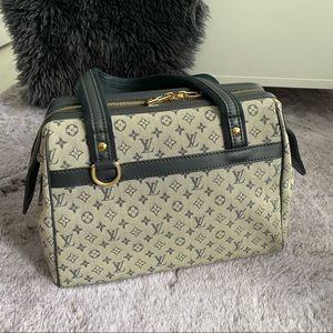 Louis Vuitton Josephine PM Blue mini monogram bag